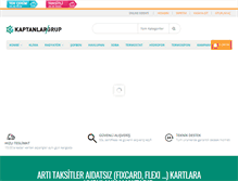 Tablet Screenshot of kaptanlarenerji.com